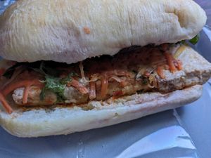 Vegan Banh Mi sandwich at DTW - Plum Market in Romulus