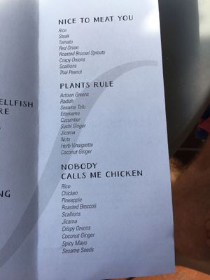 More tried and true bowls at Spoondrift in Sanibel