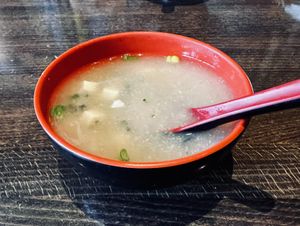 Miso soup   at Dao Palate - Flatbush in Brooklyn