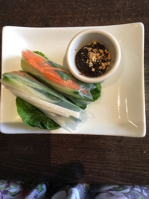 Summer rolls w/o soy “ham” at Dao Palate - Flatbush in Brooklyn