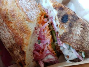 Bahn mi at The Vegan Butcher in Allentown