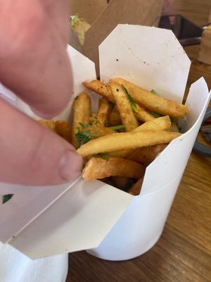 Lemon fries at The Vegan Butcher in Allentown