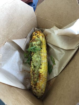 Street corn  at The Vegan Butcher in Allentown