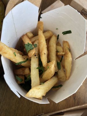 Lemon fries  at The Vegan Butcher in Allentown