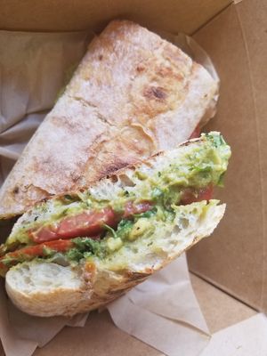 Avocado toast... its a sandwich! at The Vegan Butcher in Allentown