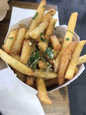 Truffle fries  at The Vegan Butcher in Allentown