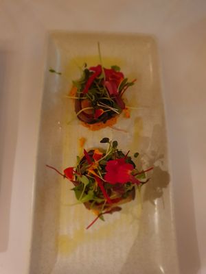 charred eggplant involtini at Rubyos in Newtown