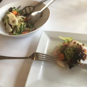 Apple, maple, and pecan salad at Rubyos in Newtown