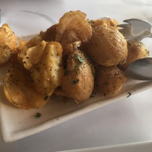 Chat potatoes at Rubyos in Newtown