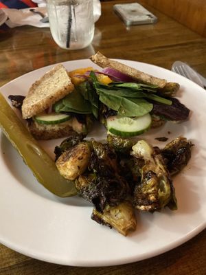 Hummus Panini  at Bucha Brewhouse and Bistro in Princeton