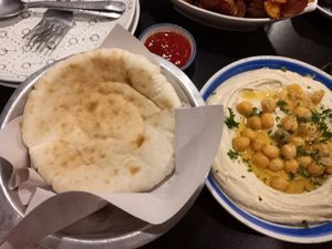 Hummus set at Hummus Chiang Mai in Chiang Mai