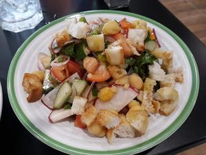 Fattoush at Hummus Chiang Mai in Chiang Mai