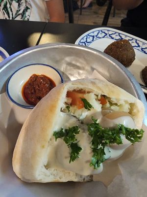 Sabich at Hummus Chiang Mai in Chiang Mai