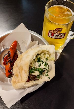 Falafel Sandwich at Hummus Chiang Mai in Chiang Mai