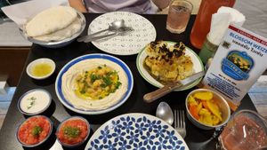 Hummus, cauliflower at Hummus Chiang Mai in Chiang Mai