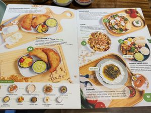 Breakfast menu  at Hummus Chiang Mai in Chiang Mai