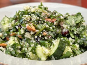 Tabouli cranberries and cashew salad (195 THB)  at Hummus Chiang Mai in Chiang Mai