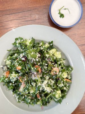 Tabouli cranberries and cashew salad (195 THB)  at Hummus Chiang Mai in Chiang Mai