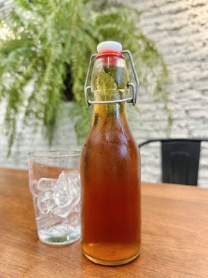 Ice tea, small (55 THB)  at Hummus Chiang Mai in Chiang Mai