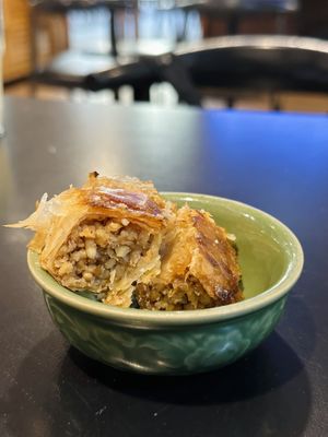 Baklava (complementary)  at Hummus Chiang Mai in Chiang Mai