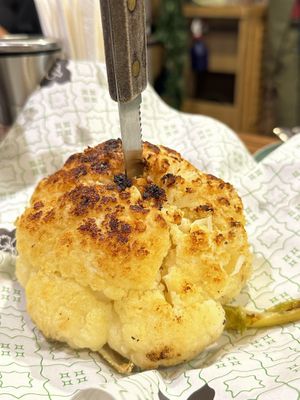 Roasted cauliflower (100 THB)  at Hummus Chiang Mai in Chiang Mai