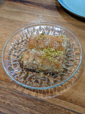 Baklava at Hummus Chiang Mai in Chiang Mai