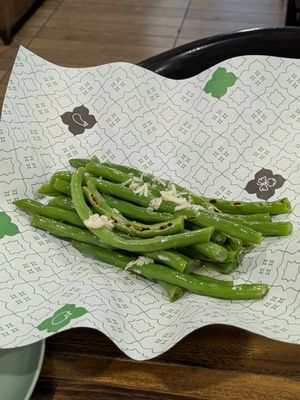 Stir Fry Green Beans at Hummus Chiang Mai in Chiang Mai