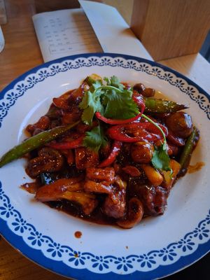 Cashew stir fry at Rosa's Thai Cafe in Liverpool
