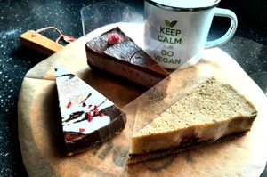 Many vegan options at Cukrari in Bratislava