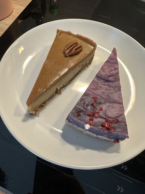 Raw cakes  at Cukrari in Bratislava