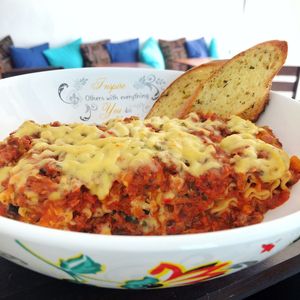 Be inspired by lasagna 😊💚 at Origin  in San Pedro