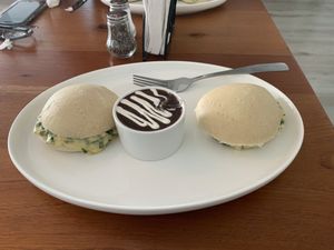 Johnny Cakes  at Origin  in San Pedro