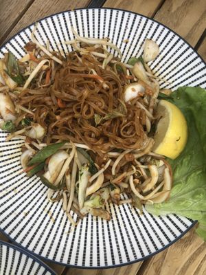 Pad thaï  at Bangkok Cafe in Antibes