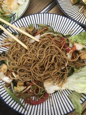 Chow mein at Bangkok Cafe in Antibes