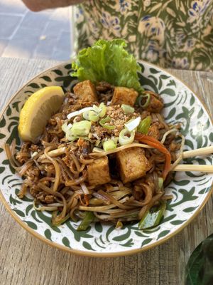 This was the pad Thai by very loose definition  at Bangkok Cafe in Antibes