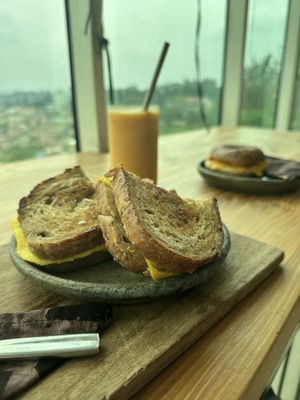   at Inzora Rooftop Café in Kigali