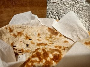 Naan integral at India Town in Bilbao