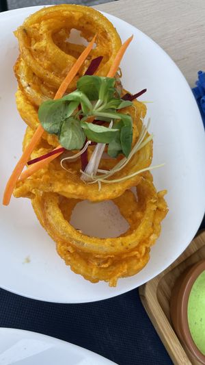 Aros de cebolla   at India Town in Bilbao