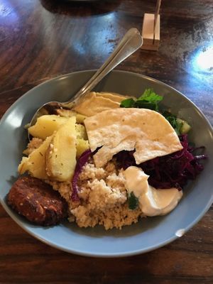 Mezze plate  at Kochwerk in Goerlitz