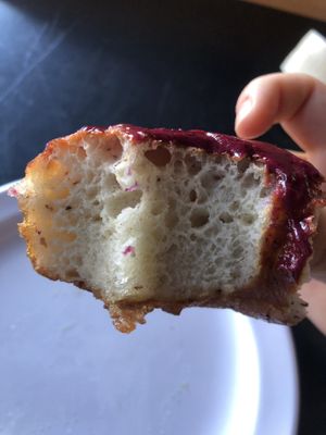 Fluffy & delicious  at Doughside Donuts in Oceanside