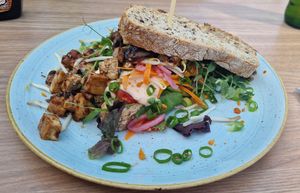SANDWICH VEGAN HEAVEN at Strandpaviljoen Corazon in Noordwelle