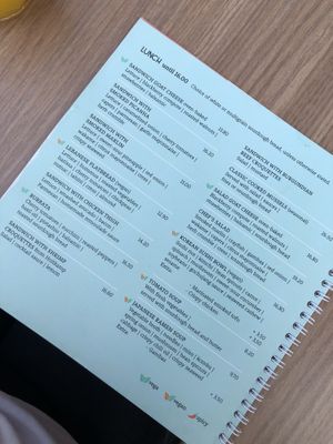 Lunch Menu  at Strandpaviljoen Corazon in Noordwelle