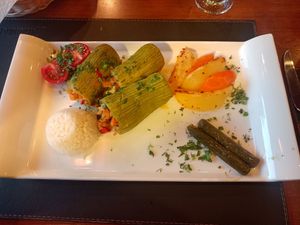 Stuffed zucchini at Pumpkin in Goreme