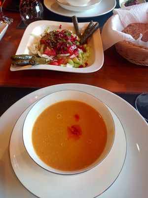 Lentil soup at Pumpkin in Goreme