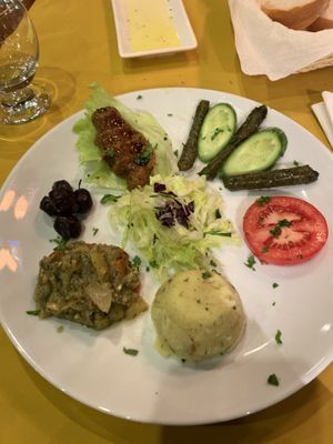 Vegan starter at Pumpkin in Goreme