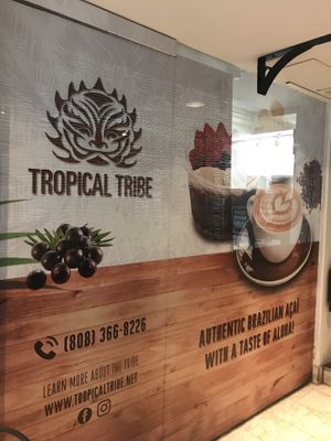 Store took me a while to find as it’s in a mall, the sign outside the store makes it easier to spot at Tropical Tribe in Honolulu
