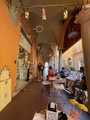   at Naama Cafè in Bologna