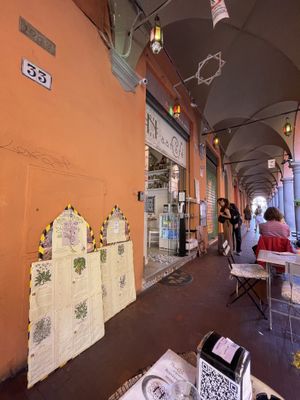   at Naama Cafè in Bologna