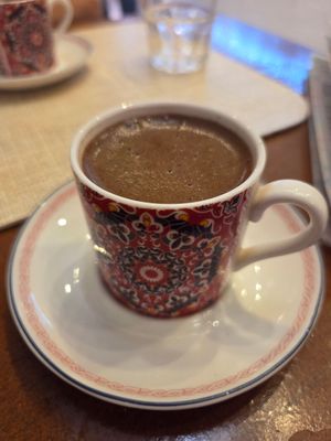 Turkish coffee at Naama Cafè in Bologna