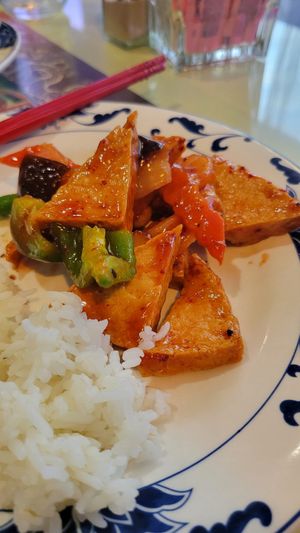 General Tso tofu at New Peking Wok in Federal Way